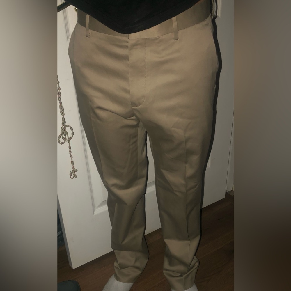 Banana Republic Men's Khaki Dress Pants - Tailored Slim Fit